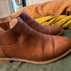 Madewell ankle bootie - leather - size 8.5